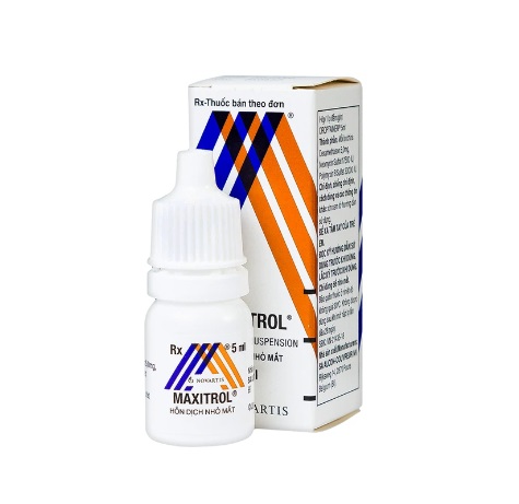 Mỡ tra mắt Maxitrol điều trị tình trạng đáp ứng với corticoid ở mắt (tuýp 3.5g)