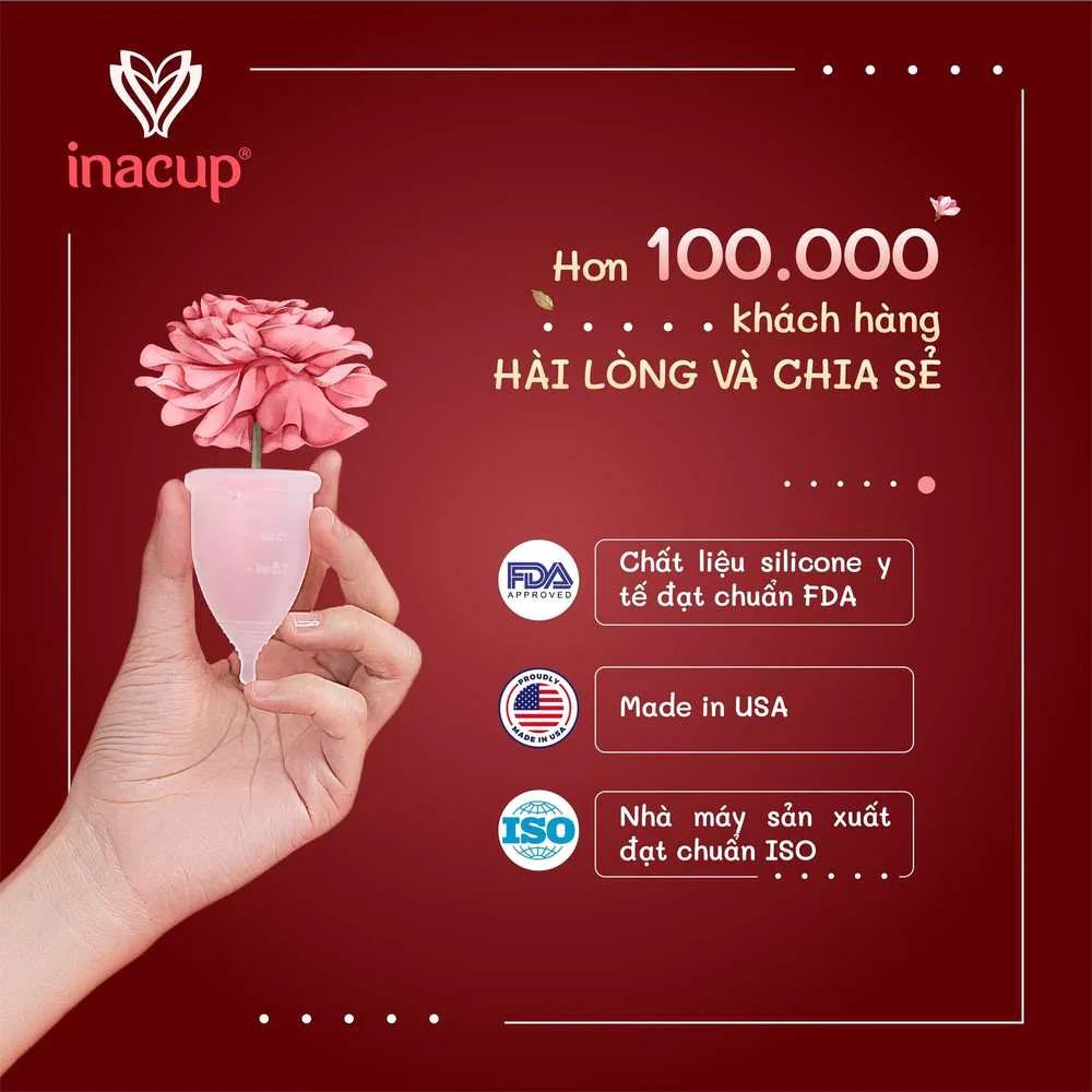 Cốc Nguyệt San Linacup 100% Silicon Y Tế (Size B)